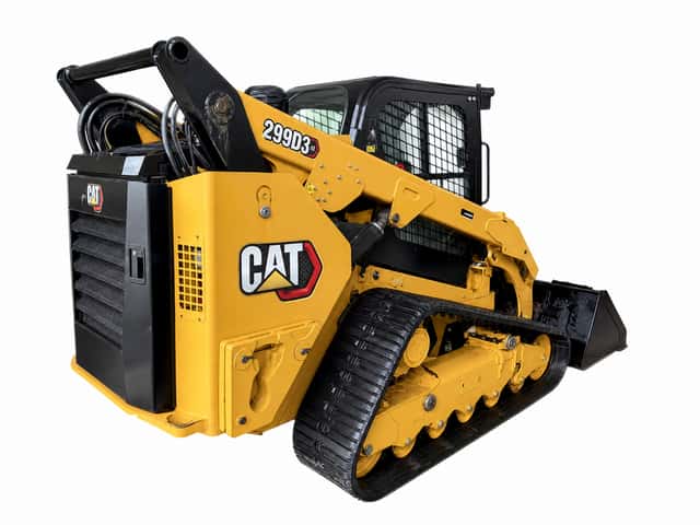 Caterpillar 299D3 bandlastare — finansiering för entreprenad och materialhantering